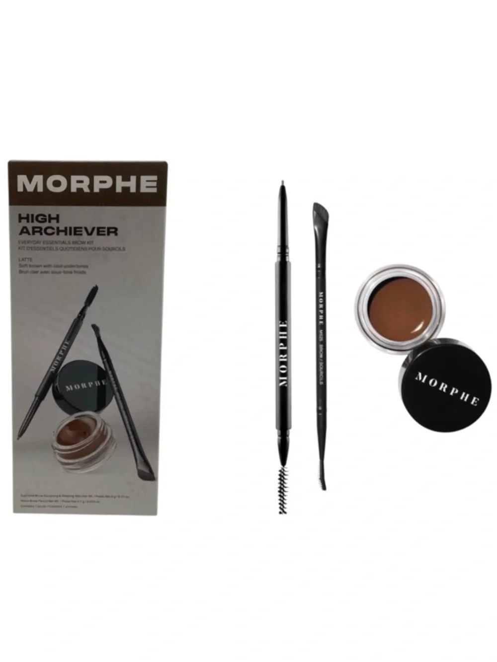 Morphe High Archiever Everyday Essentials Brow Kit (Latte) (NWT)